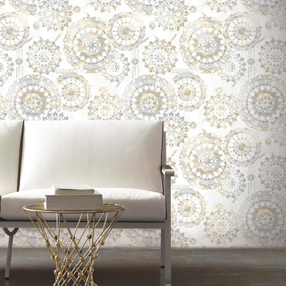 RoomMates RMK11725WP Bohemian Peel and Stick Wallpaper - Eade's Wallpaper