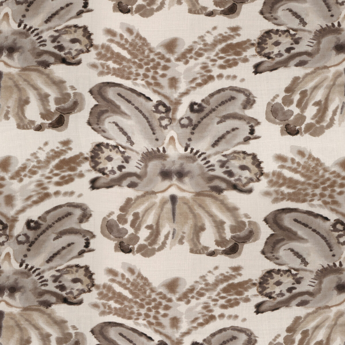 KRAVET COUTURE RORSCHACH.106.0 RORSCHACH NATURAL Fabric - Eade's Wallpaper