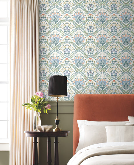 York RP7319 Bramble White & Green Wallpaper