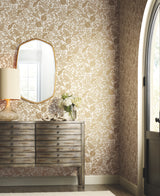 York RP7391 Pomegranate White Wallpaper