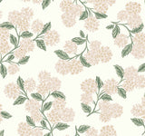 York RP7393 Hydrangea Beige & Pink Wallpaper