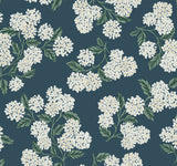 York RP7395 Hydrangea Blue Wallpaper