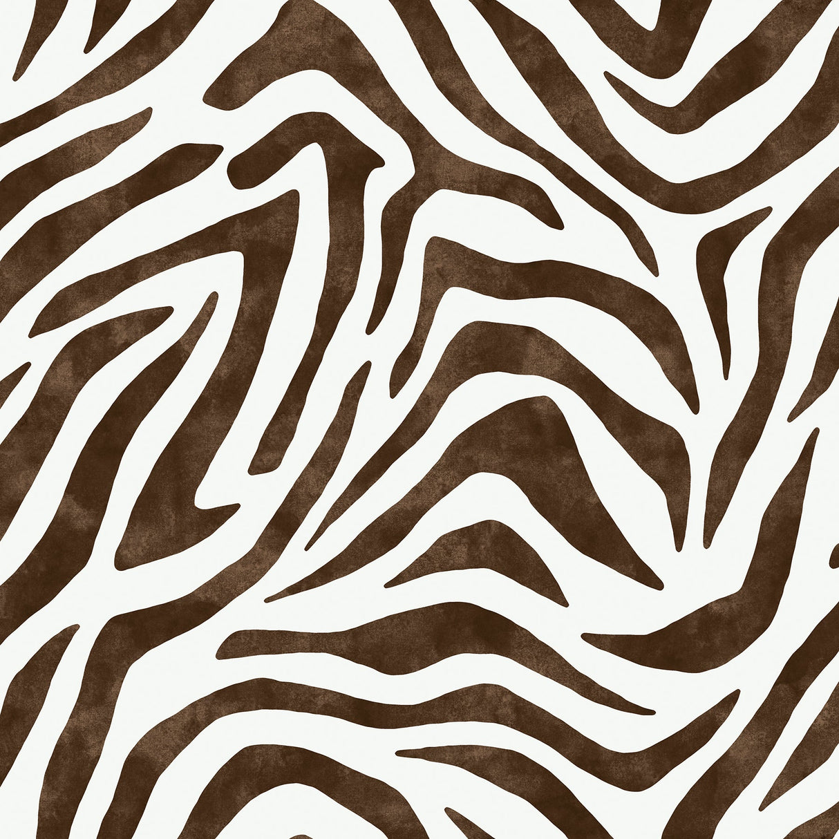 RuPaul RPS6142 RuZebra Brown Peel & Stick Wallpaper