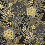 RuPaul RPS6146 RuJardin Black Peel & Stick Wallpaper