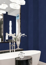 RuPaul RPS6154 RuSuede Azure Blue Peel & Stick Wallpaper