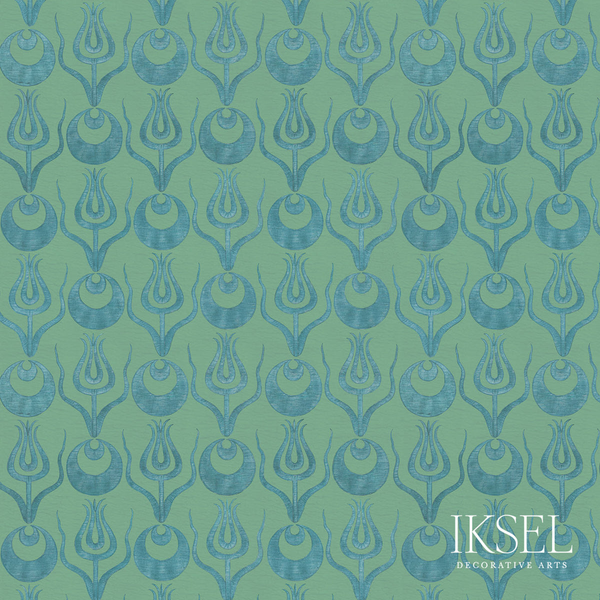 Schumacher RW201CS01 TULIP & CRESCENT in ORIGINAL Wallpaper 