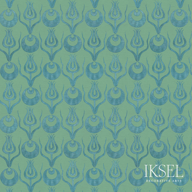 Schumacher RW201CS01 TULIP & CRESCENT in ORIGINAL Wallpaper 