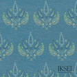 Schumacher RW204CR21-255 EMBROIDERED FLOWERS in DENIM BLUE W