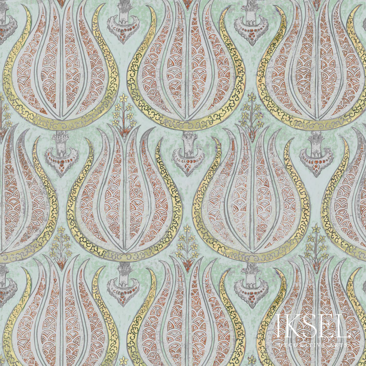 Schumacher RW211CS01-255-S PLUMP TULIPS in ORIGINAL Wallpape