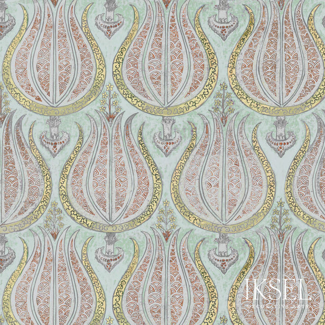 Schumacher RW211CS01-325-N PLUMP TULIPS in ORIGINAL Wallpape