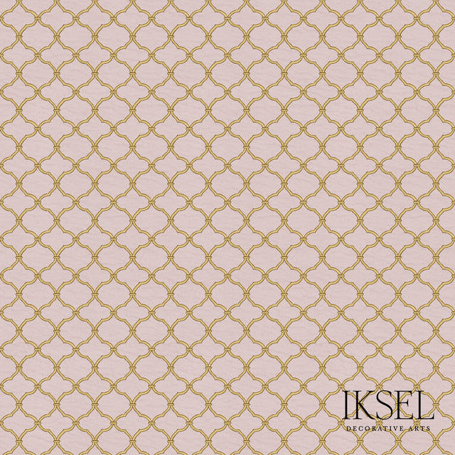 Schumacher RW324CS92 JALI CATUR in VIEUX ROSE Wallpaper - IK