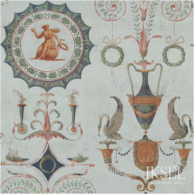 Schumacher RW410CS01-325-N DIRECTOIRE MEDALLIONS in ORIGINAL