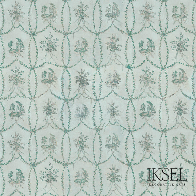 Schumacher RW112CS01-325 IZNIK CARNATION DAMASK in ORIGINAL 