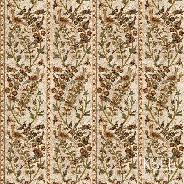 Schumacher RW537CR62-375-S ALEPPO STRIPE in AUTUMN Wallpaper