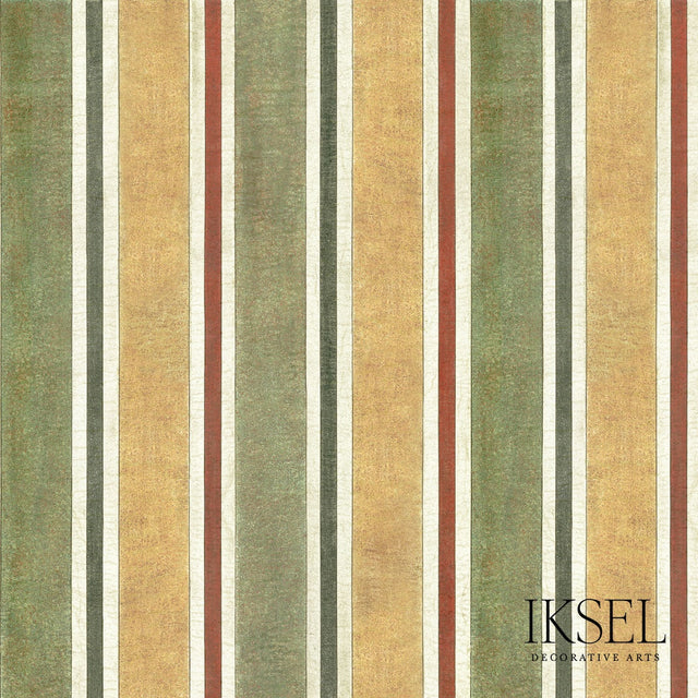 Schumacher RW713CS01-325-S KUBILAI'S STRIPE in ORIGINAL Wall