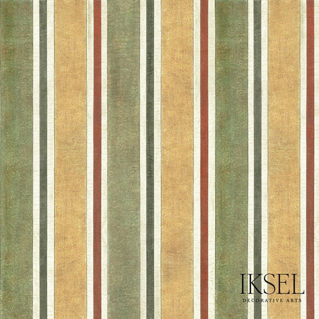 Schumacher RW713CS01 KUBILAI'S STRIPE in ORIGINAL Wallpaper 