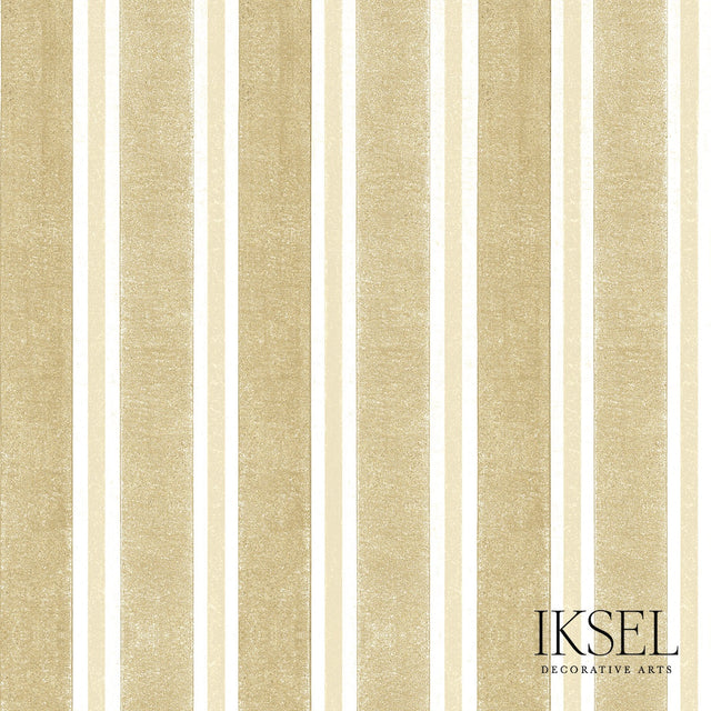 Schumacher RW713CS72-325-S KUBILAI'S STRIPE in YELLOW Wallpa