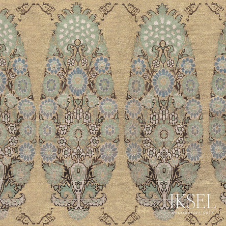 Schumacher RW904CR63-375 SAFAVID BOUQUET in CELADON Wallpape