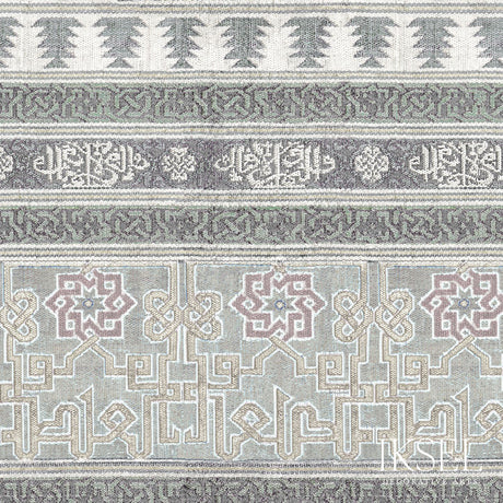 Schumacher RW906CR59-300-N ALCAZAR BAYADERE in GREY Wallpape