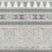 Schumacher RW906CR59-325 ALCAZAR BAYADERE in GREY Wallpaper 