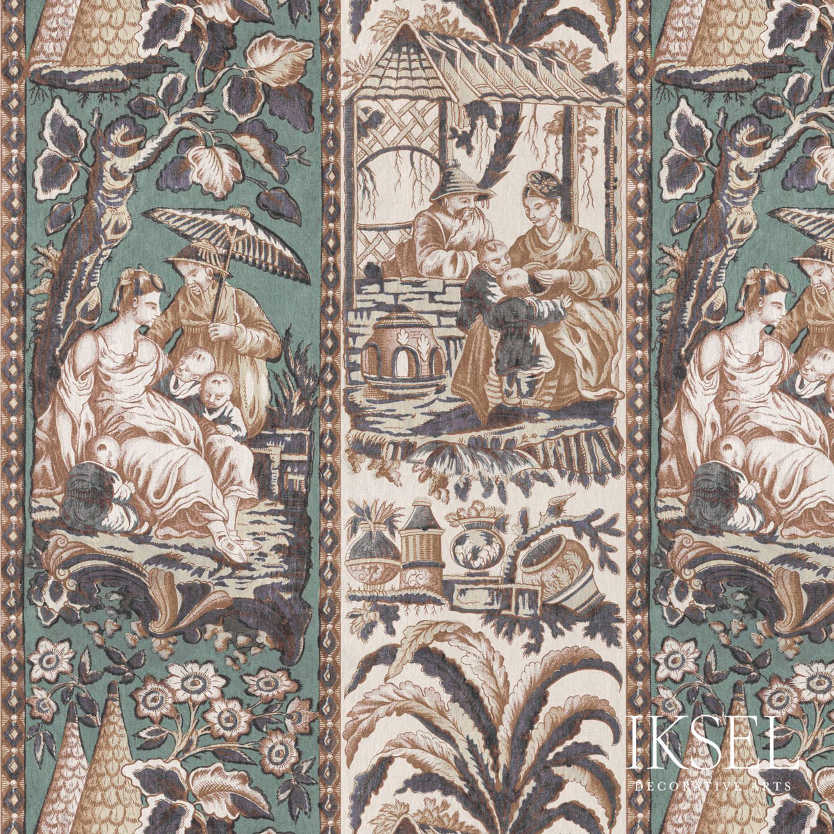 Schumacher RW912CR51 BRISTOL STRIPE in ORIGINAL Wallpaper - – Eades ...