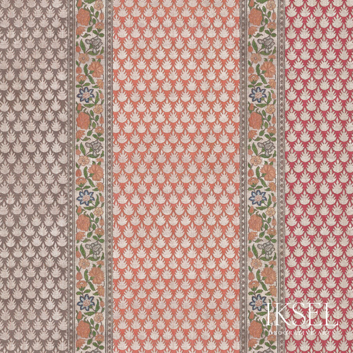 Schumacher RW919CS01-255 KASHAN STRIPE in ORIGINAL Wallpaper