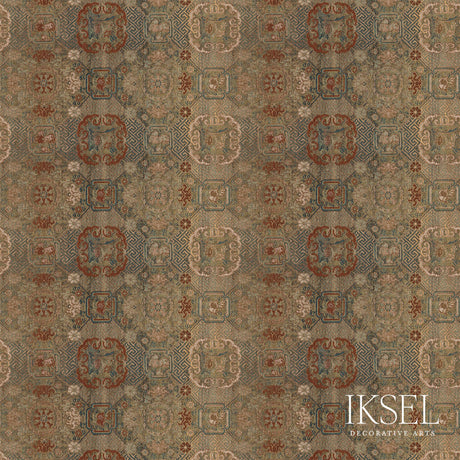 Schumacher RW930CR62 JAPANESE MEDALLIONS in AUTUMN Wallpaper