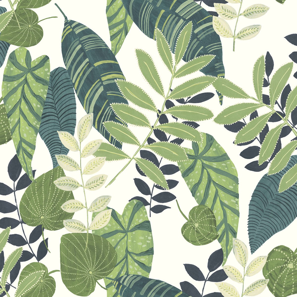 Seabrook RY30904 Tropicana Leaves