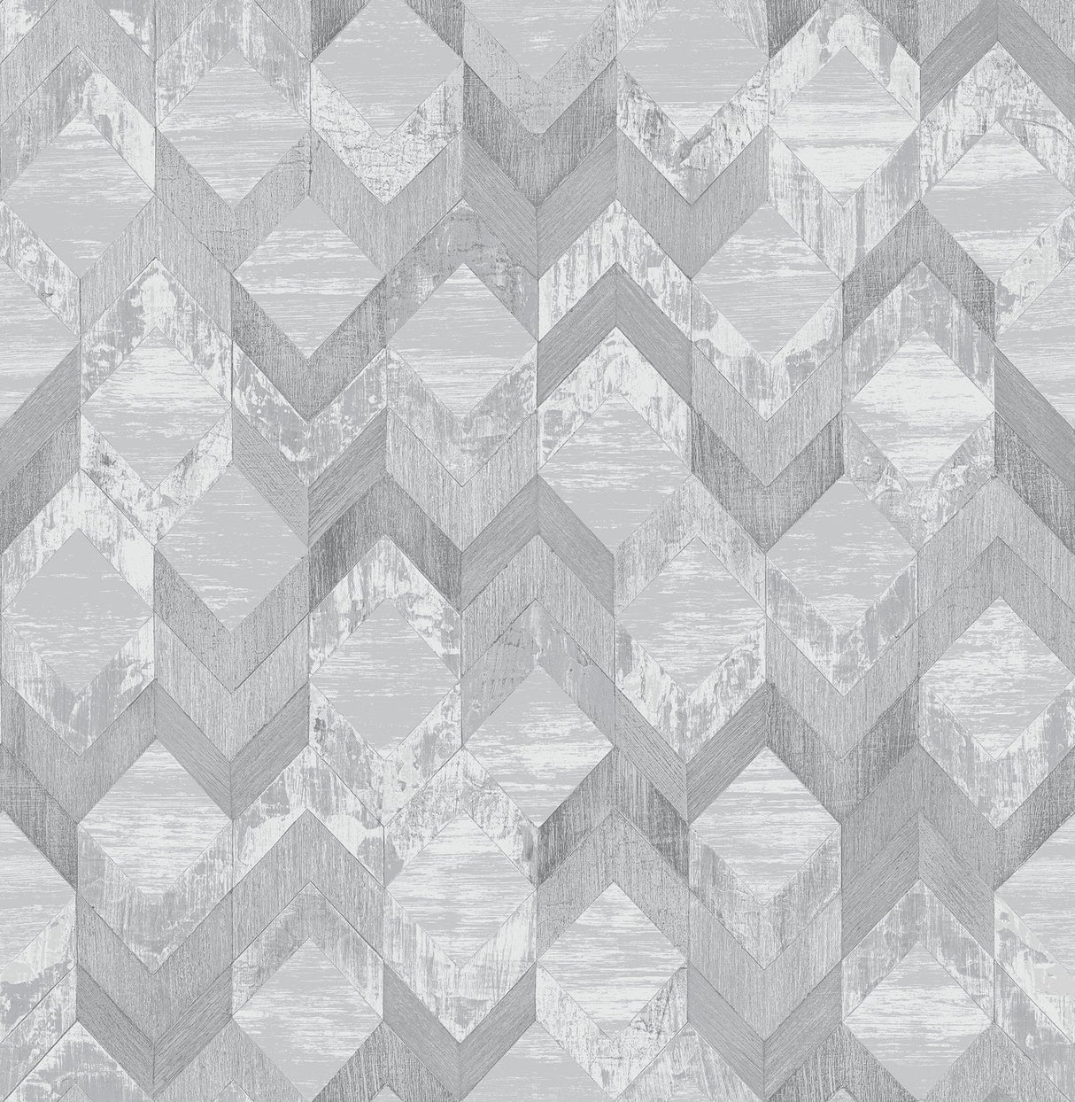 Rachel Zoe RZS4530 Silver Greer Peel & Stick Wallpaper