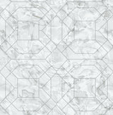 Rachel Zoe RZS4532 Silver Seraphina Peel & Stick Wallpaper