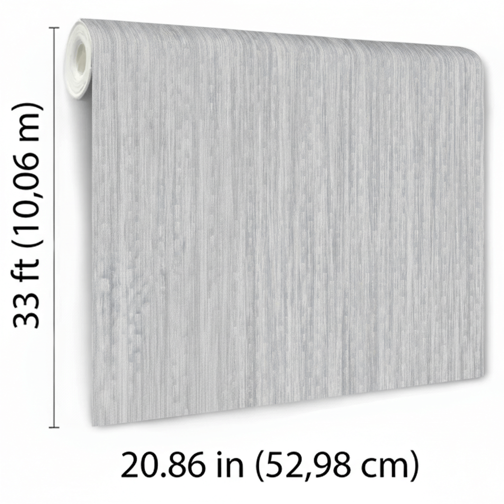 Veer Decor Artisan Reed Texture Grey Wallpaper VRVZ009-92