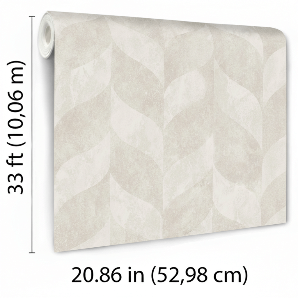 Veer Decor Harlow Geo White Wallpaper VRVZ400-92