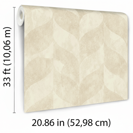 Veer Decor Harlow Geo Beige Wallpaper VRVZ407-92