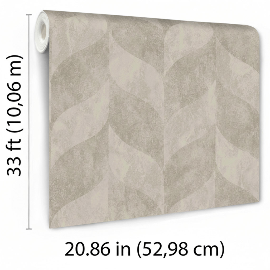 Veer Decor Harlow Geo Taupe Wallpaper VRVZ408-92