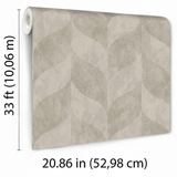 Veer Decor Harlow Geo Taupe Wallpaper VRVZ408-92