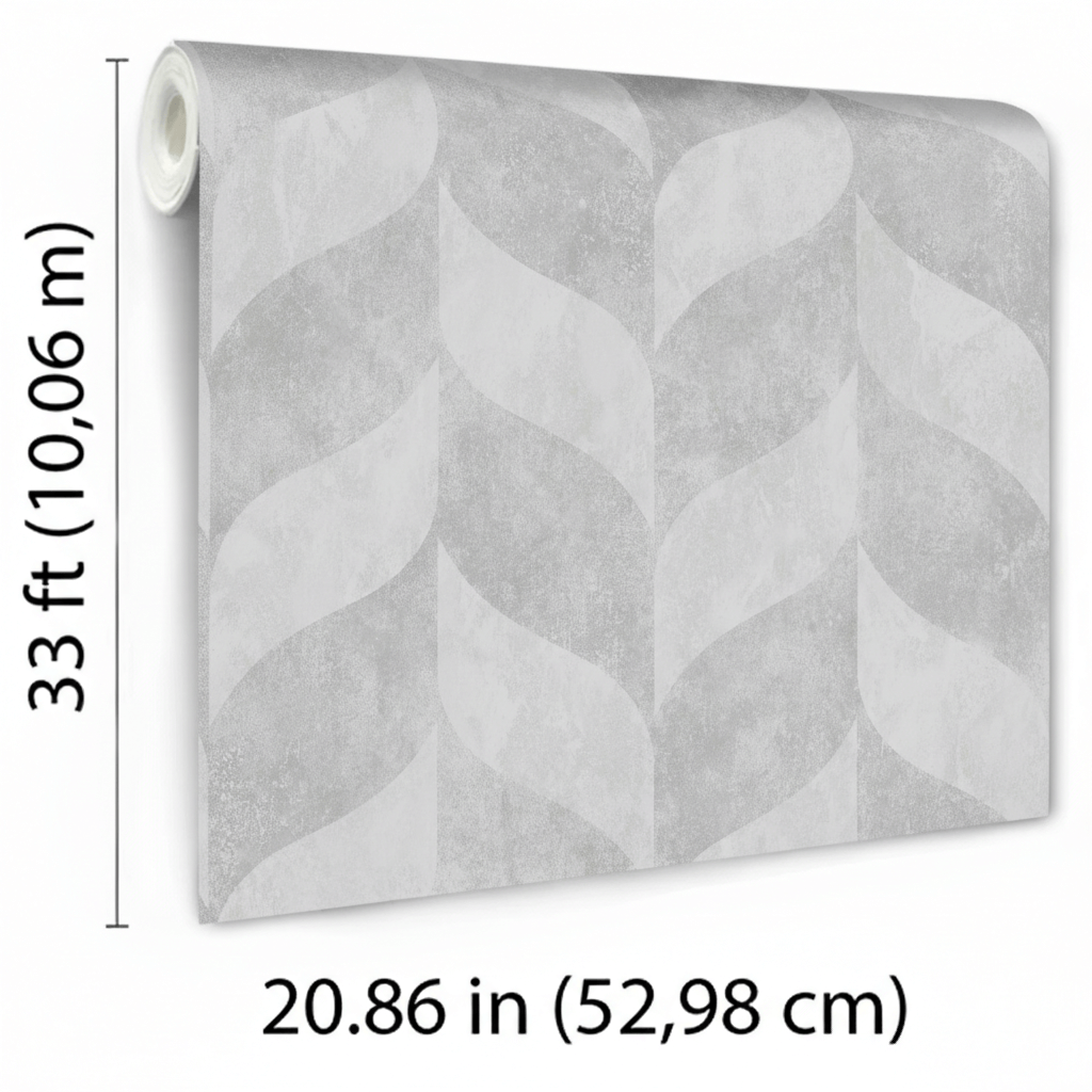 Veer Decor Harlow Geo Grey Wallpaper VRVZ409-92
