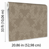 Veer Decor Venezia Damask Taupe Wallpaper VRVZ908-91