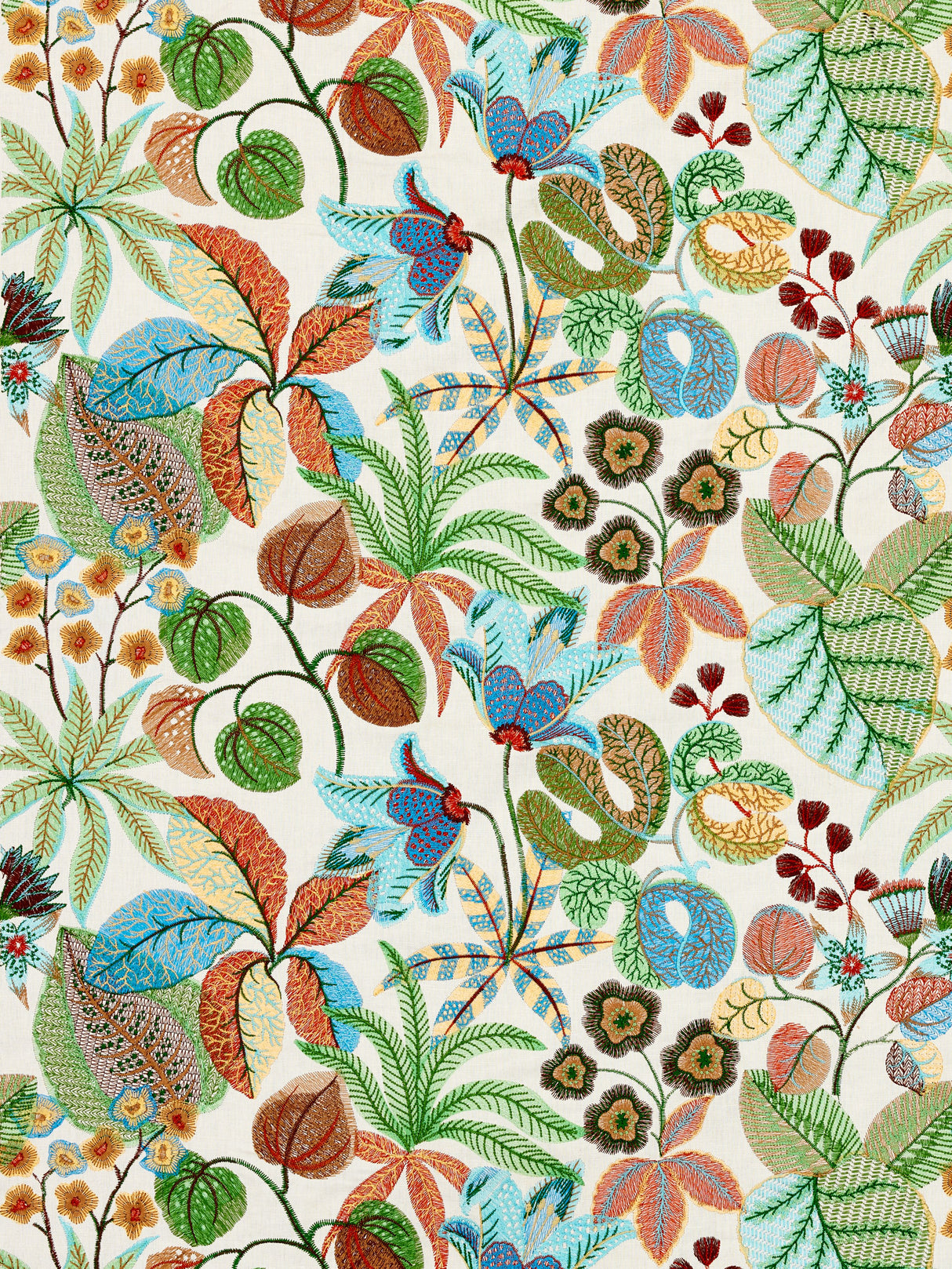 Scalamandre S7 00025400 POTTING SOIL GREENHOUSE Fabric - Eade's Wallpaper