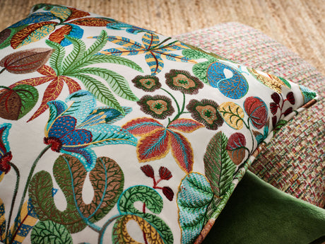 Scalamandre S7 00025400 POTTING SOIL GREENHOUSE Fabric - Eade's Wallpaper