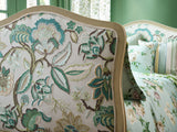 Scalamandre S7 0002HILL CELADON HILLSIDE CREWEL Fabric - Eade's Wallpaper