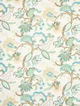 Scalamandre S7 0002HILL CELADON HILLSIDE CREWEL Fabric - Eade's Wallpaper