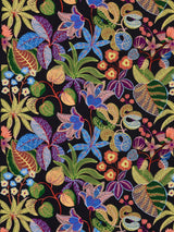Scalamandre S7 00035400 NIGHT SHADE GREENHOUSE Fabric - Eade's Wallpaper