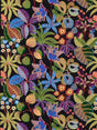 Scalamandre S7 00035400 NIGHT SHADE GREENHOUSE Fabric - Eade's Wallpaper