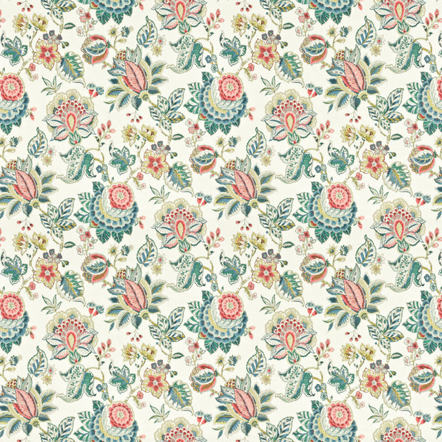 STOUT SAMA-1 SAMANTHA 1 SALMON Fabric - Eades Wallpaper & Fabric