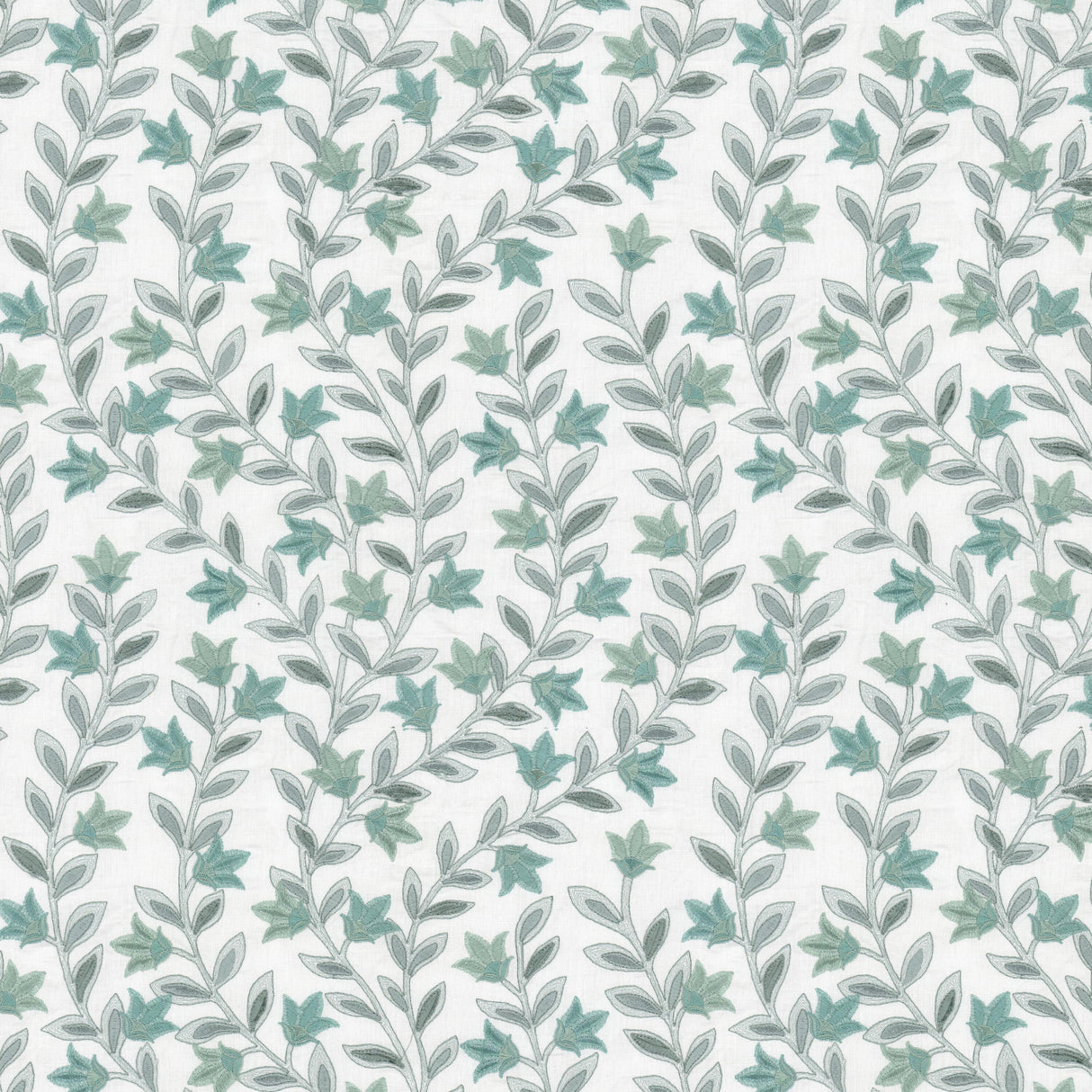 STOUT SANT-2 SANTORINI 2 AQUA Fabric - Eades Wallpaper & Fabric