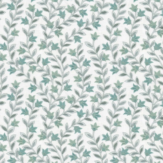 STOUT SANT-2 SANTORINI 2 AQUA Fabric - Eades Wallpaper & Fabric