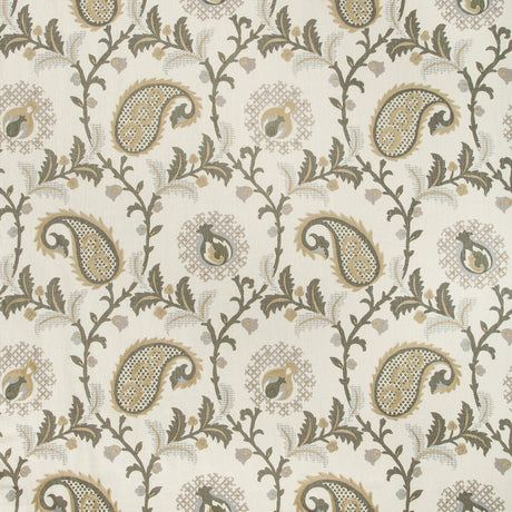 KRAVET DESIGN SAUDADE.106.0 SAUDADE PAISLEY QUARTZITE Fabric - Eade's Wallpaper
