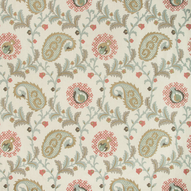 KRAVET DESIGN SAUDADE.1711.0 SAUDADE PAISLEY PARADISO Fabric - Eade's Wallpaper