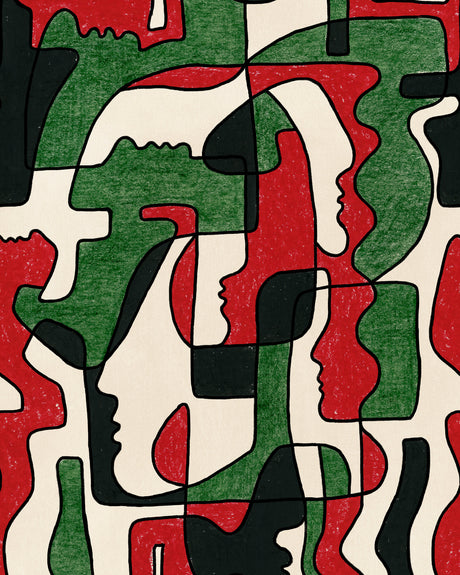 MindtheGap SAUDADE in Green - Wallpaper Collection 2025 - Jazz Live