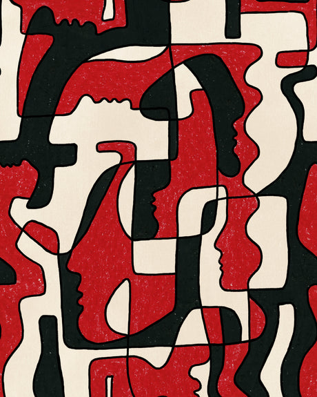 MindtheGap SAUDADE in Red - Wallpaper Collection 2025 - Jazz Live